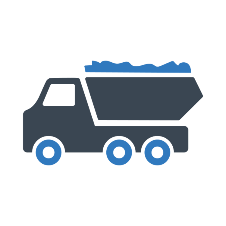 a dump truck icon