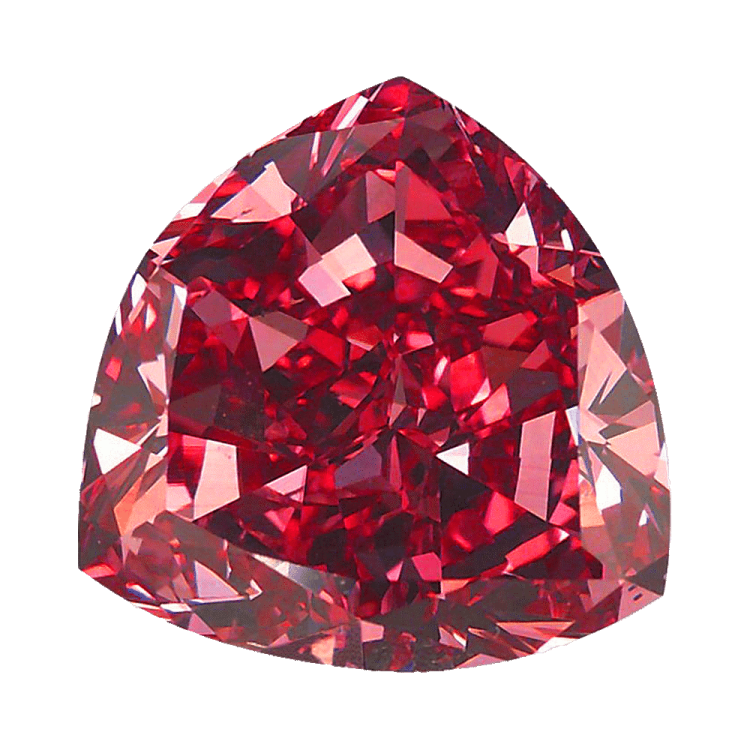 a red diamond on white background