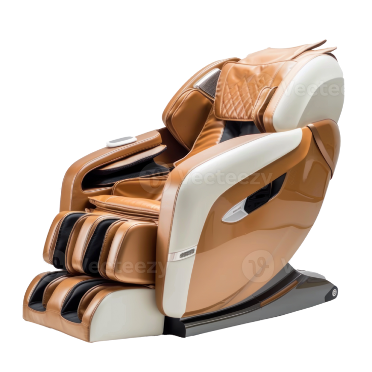 an image of a massage chair on a white background
