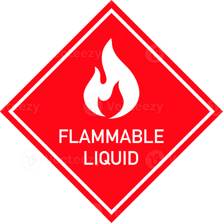 the flame liquid logo on a white background