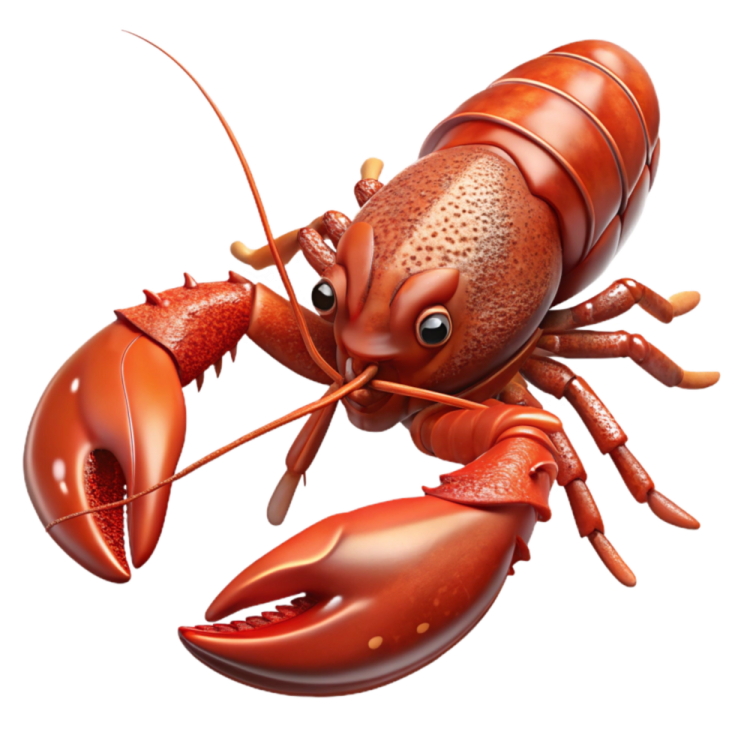 an illustration of a lobster