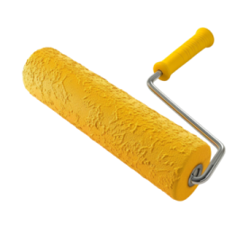 a roller with a handle on it