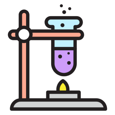 an illustration of a beakle filled with liquid