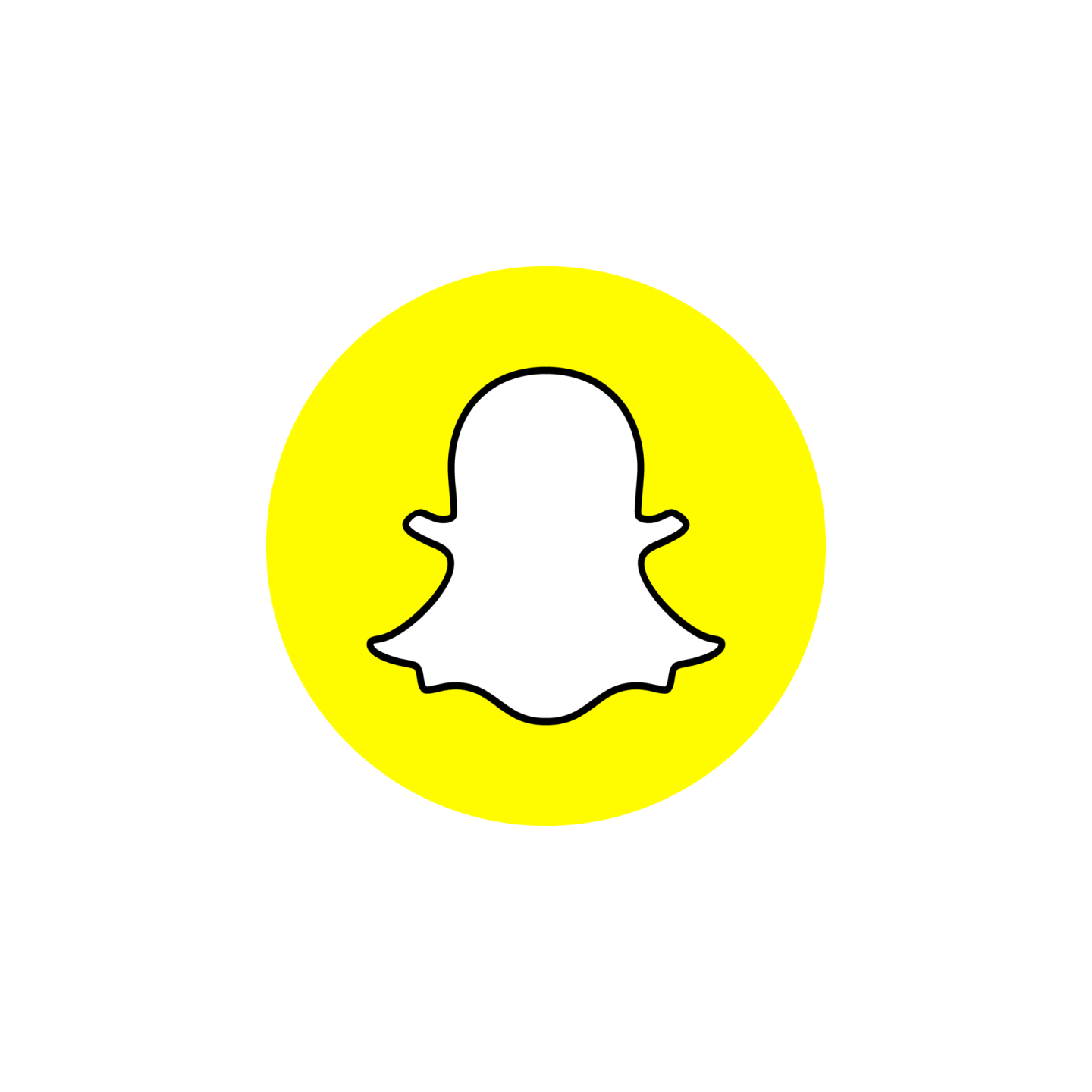 the snap logo on a white background