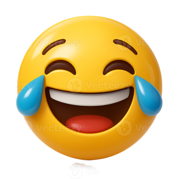 a smiley face with tears and tears on it