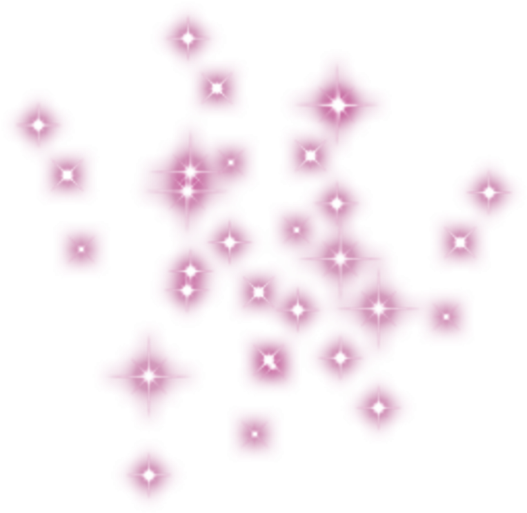 pink stars on a white background