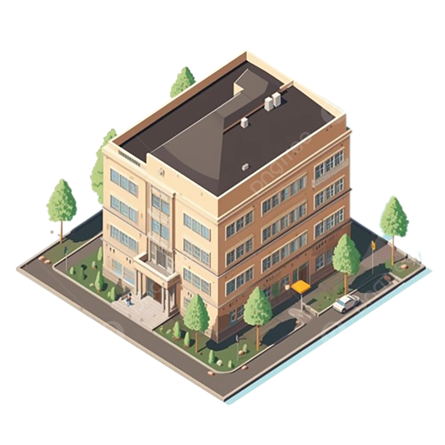 a building with a car parked on the street