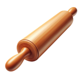 an image of a wooden rolling pin