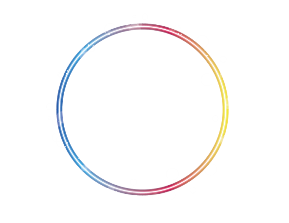 an image of a rainbow colored circle