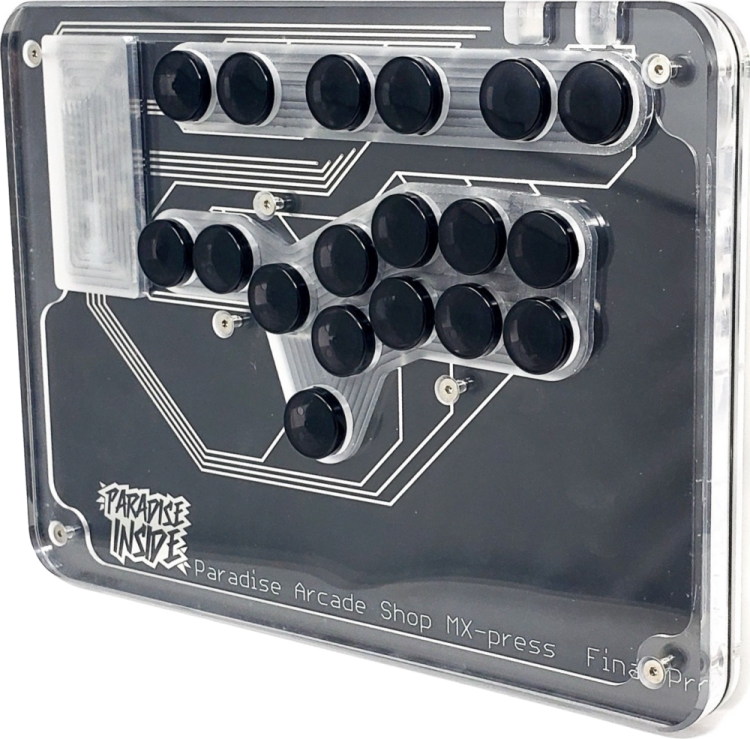 a close up of a black and white machine