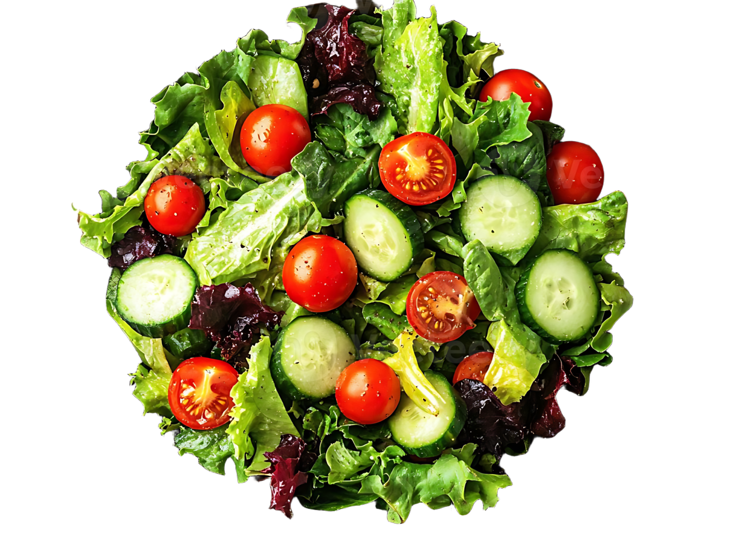 a bowl filled with salad and vegetables