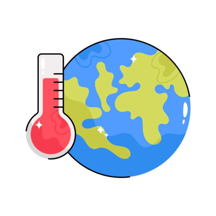 a globe with a test tube next to it