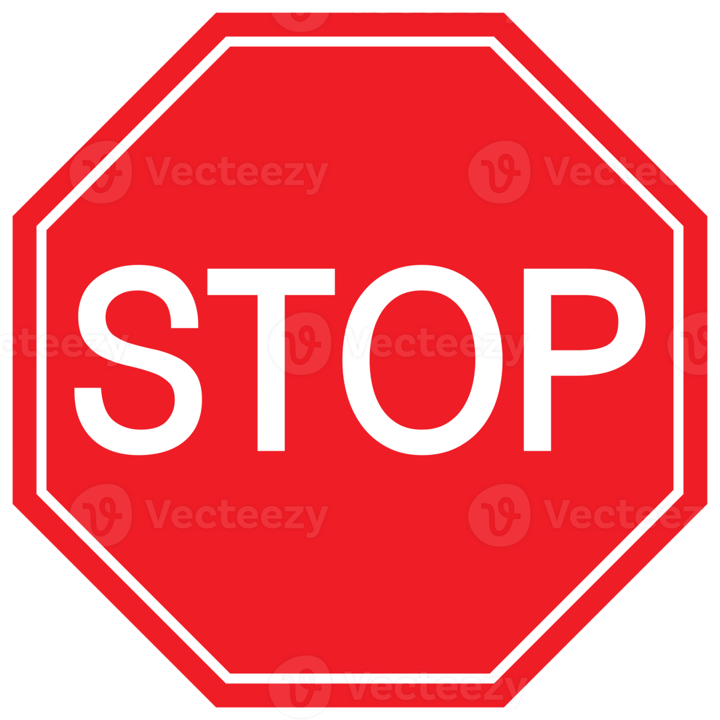 a stop sign on a white background