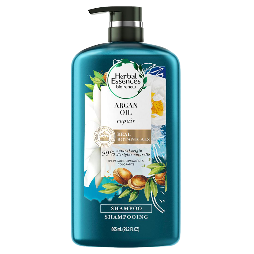 a bottle of bath oil with flowers on it