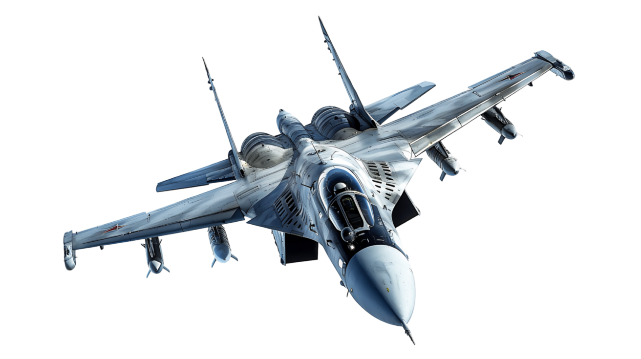 a fighter jet flying through the air
