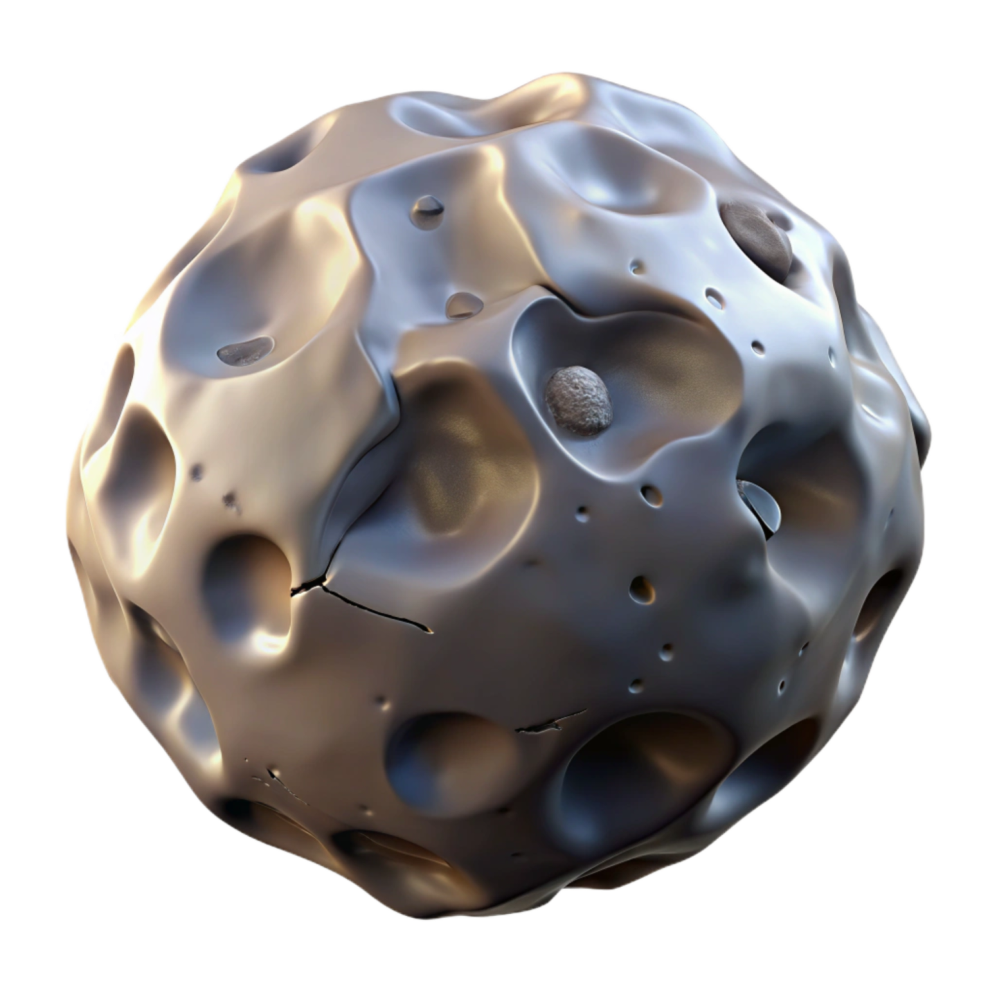 a sphere with holes on it