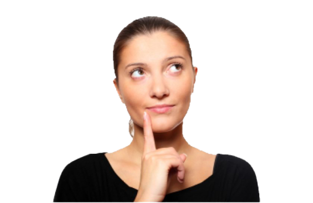a woman with her finger on her lips