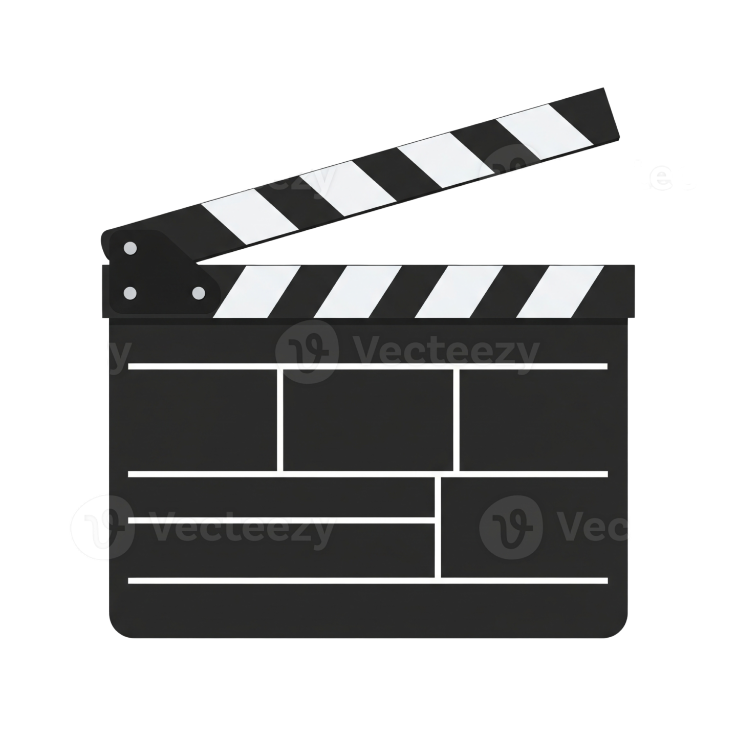 a movie clap icon