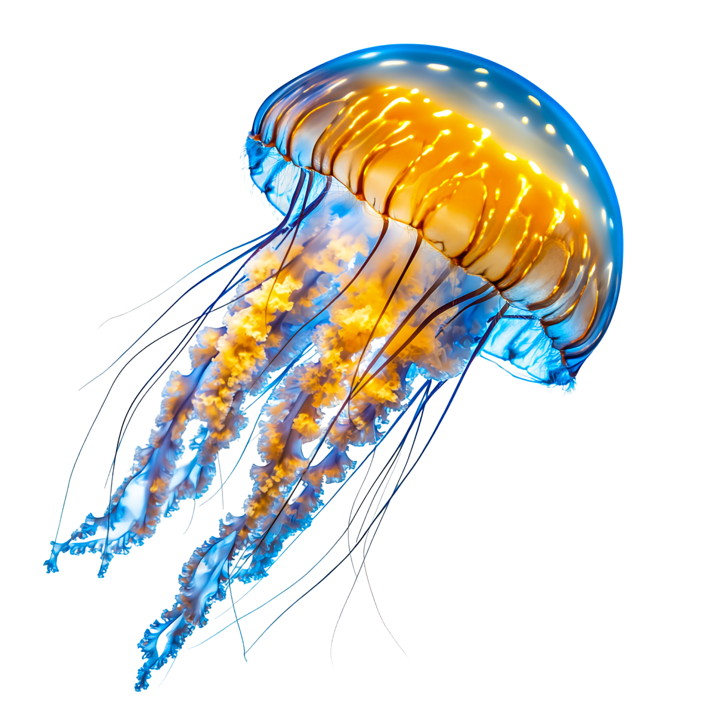 a close up of a jellyfish in the water