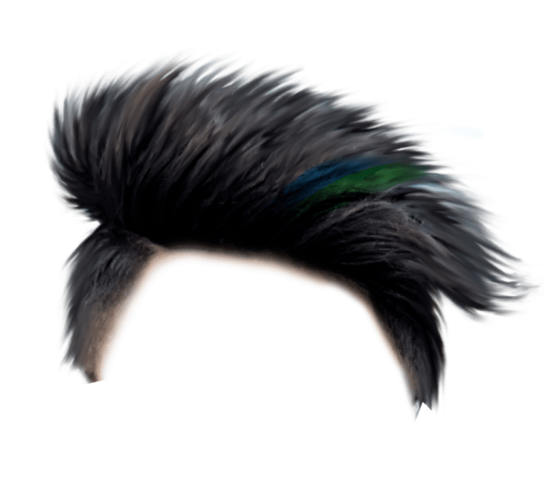 a close up of a man's hair