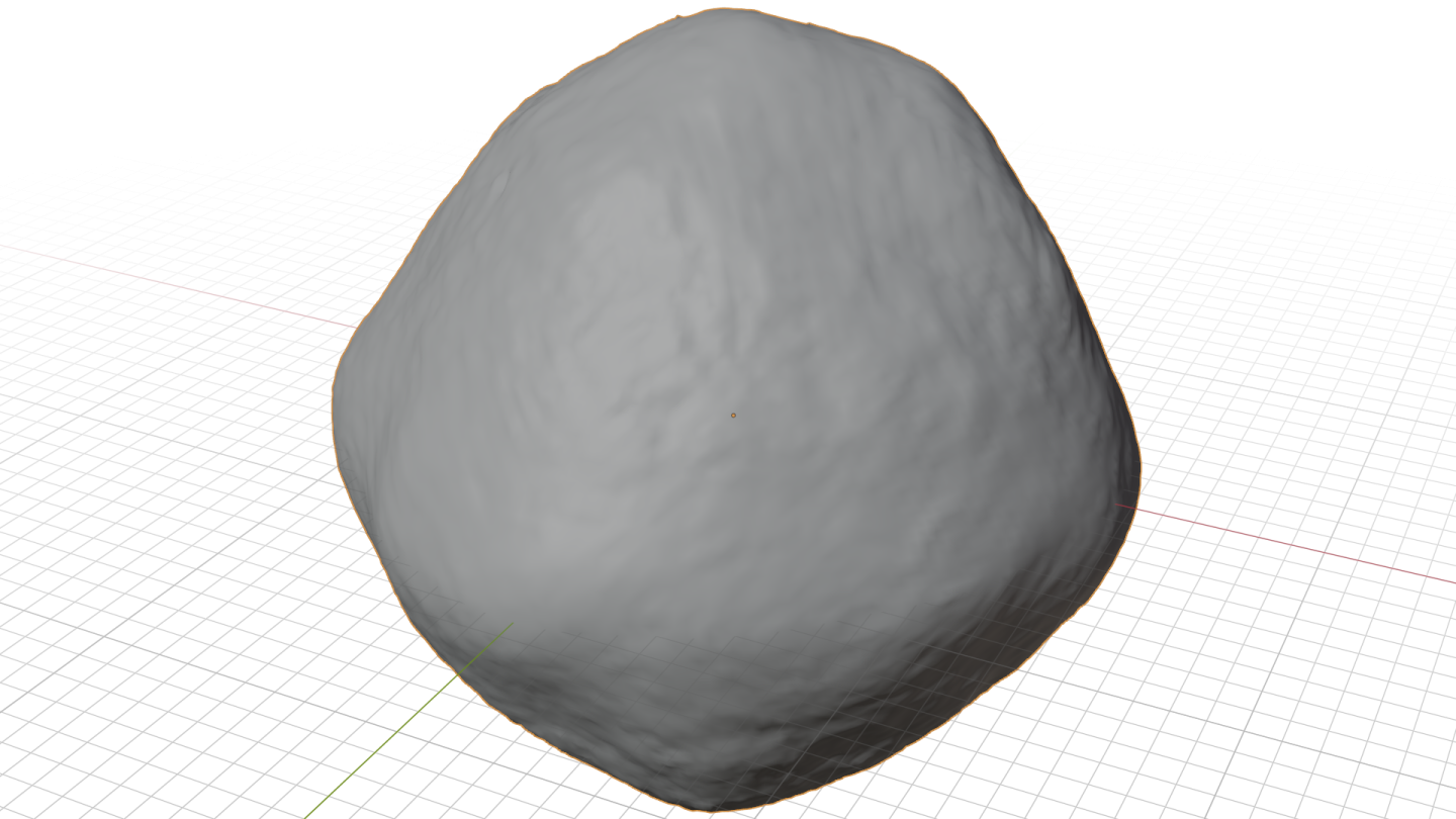 an object is shown on a white surface