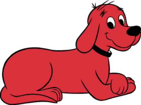 clifford the dog clipart