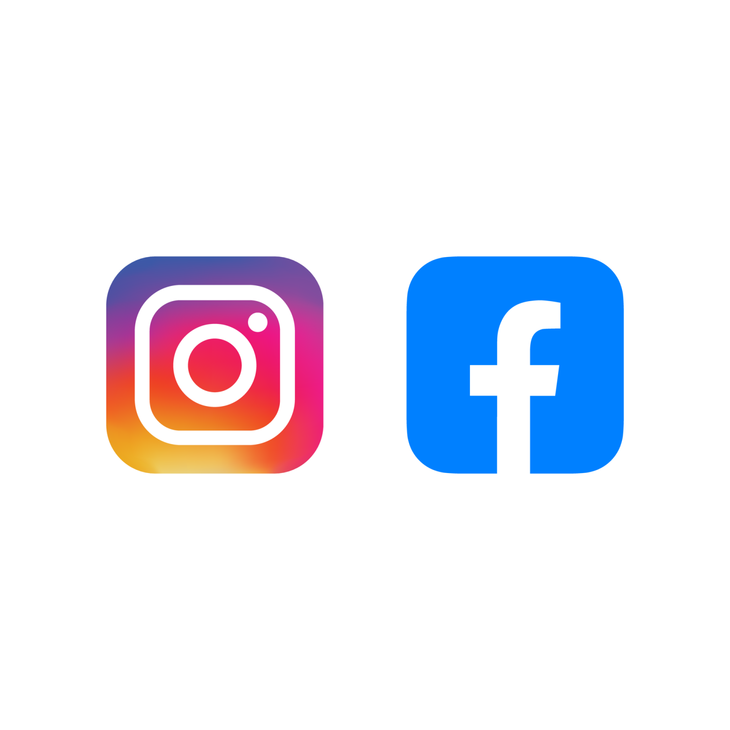 a white background with two different colored logos