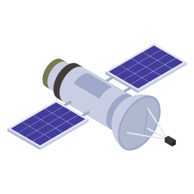 an illustration of a satellite