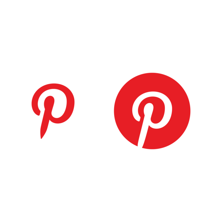 a red pin icon on a white background