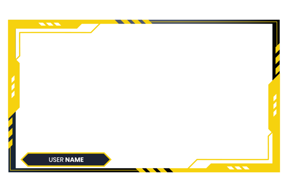 a yellow and black frame with the word usm on it