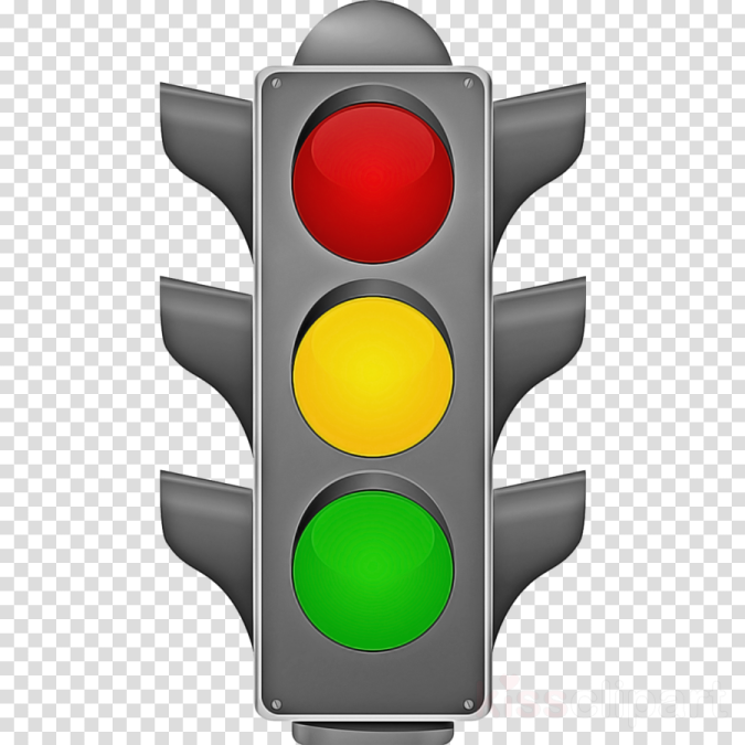 a traffic light with red, green and yellow lights