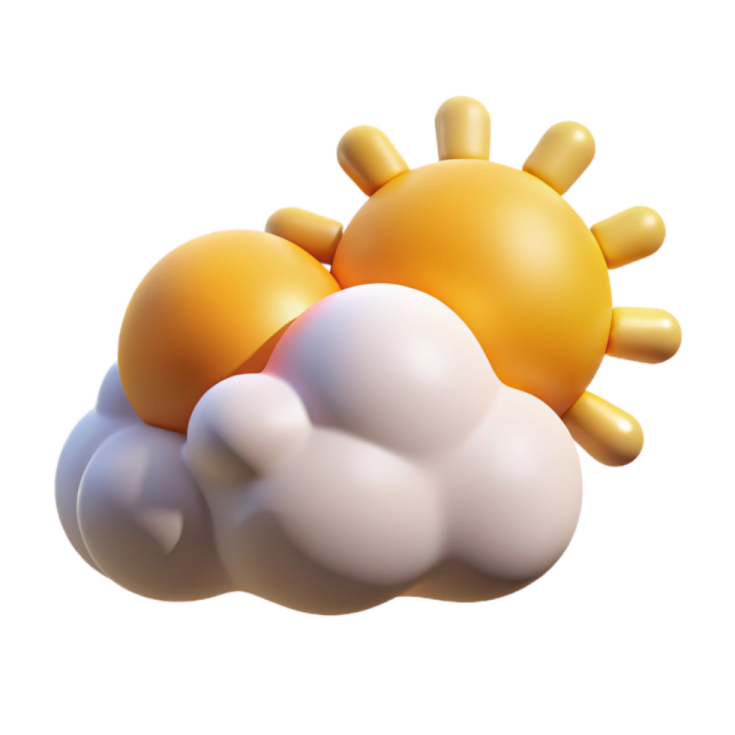an image of a yellow and white cloud