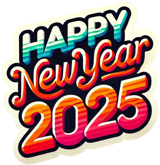 happy new year sticker