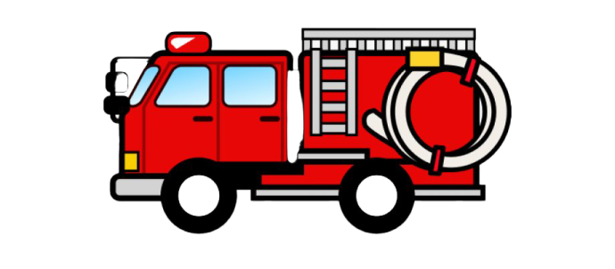a fire truck with a hose attached to it