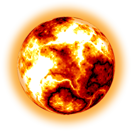 an image of the sun on a white background