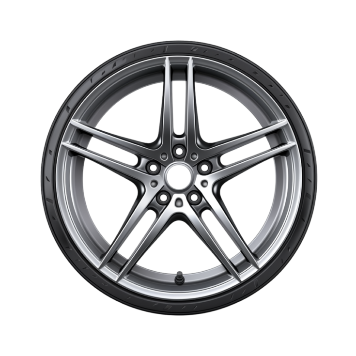 a wheel on a white background