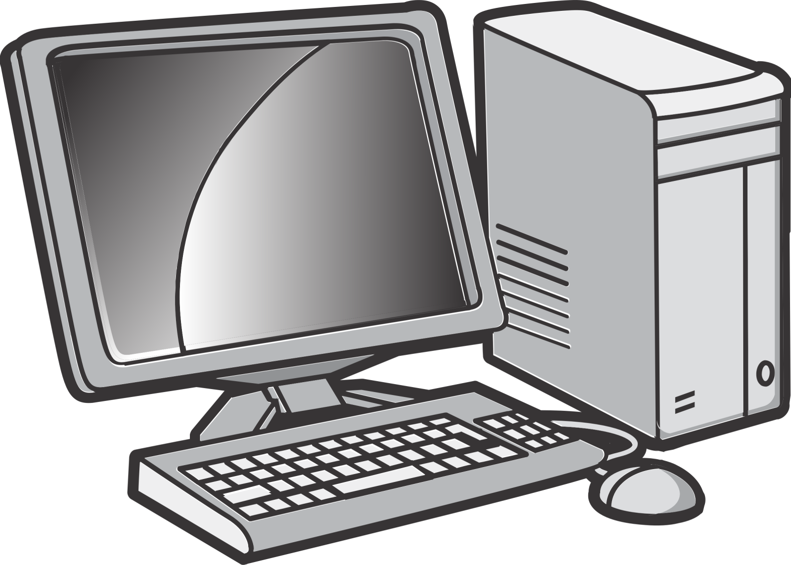 a computer with a monitor and keyboard