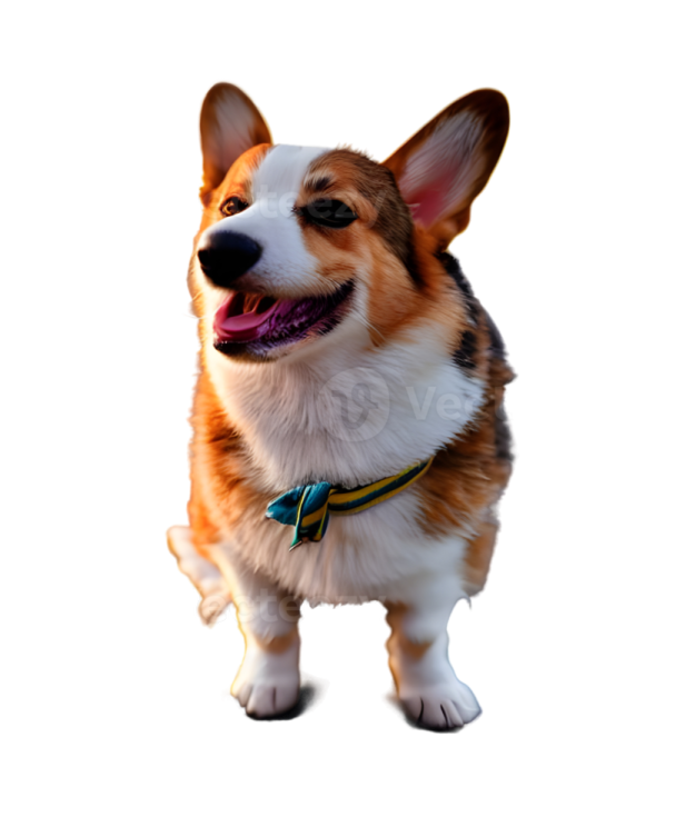 a small dog with its mouth open and tongue out