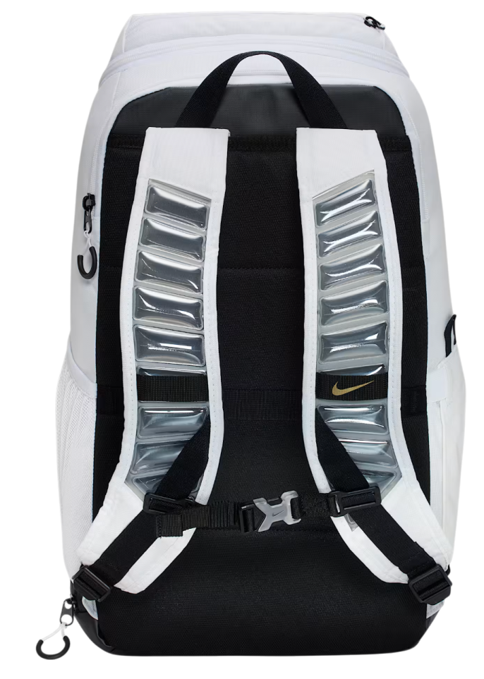 nike vapor backpack white / black