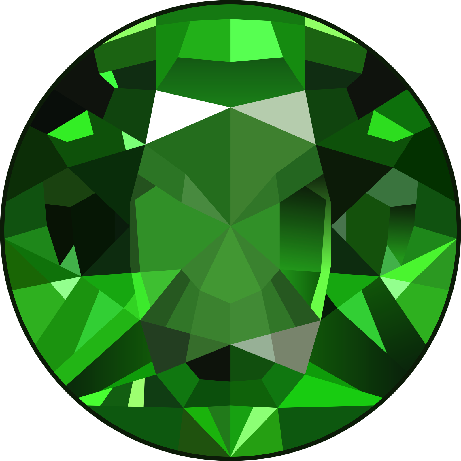 a green diamond
