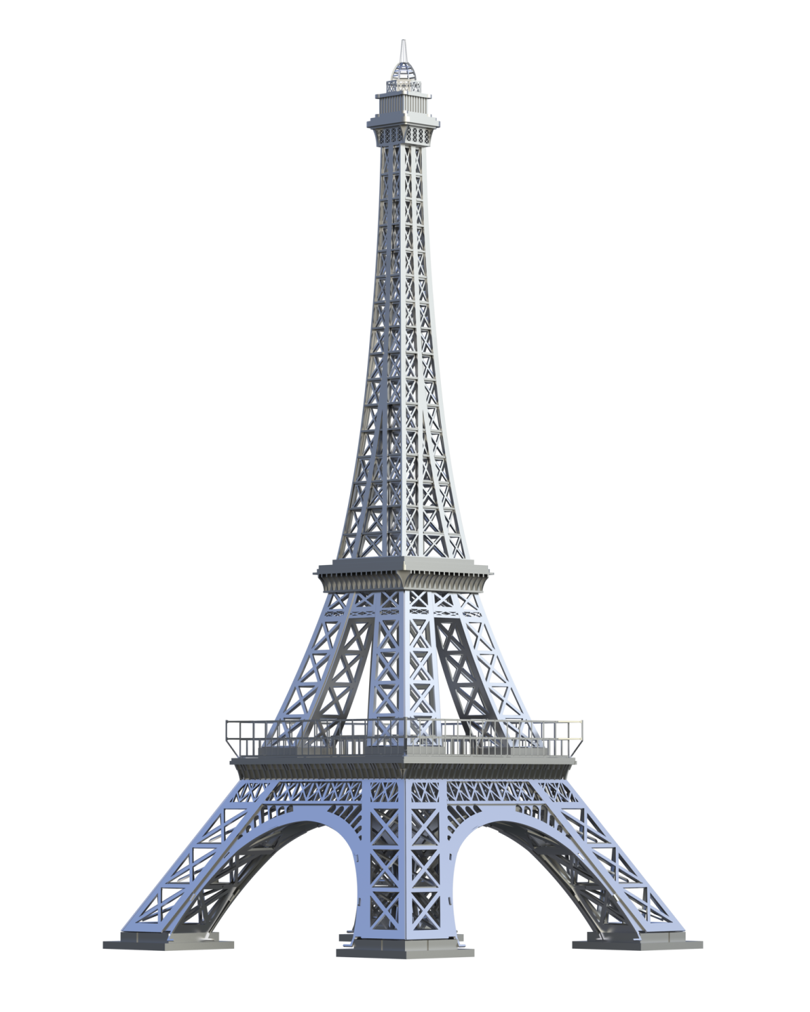 a model of the eiff tower