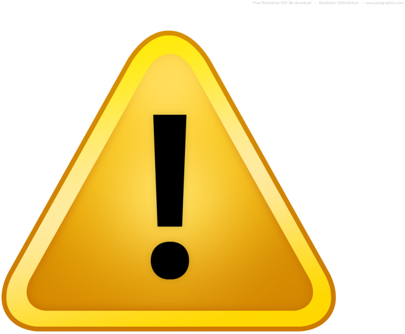 a yellow warning sign with a black exor