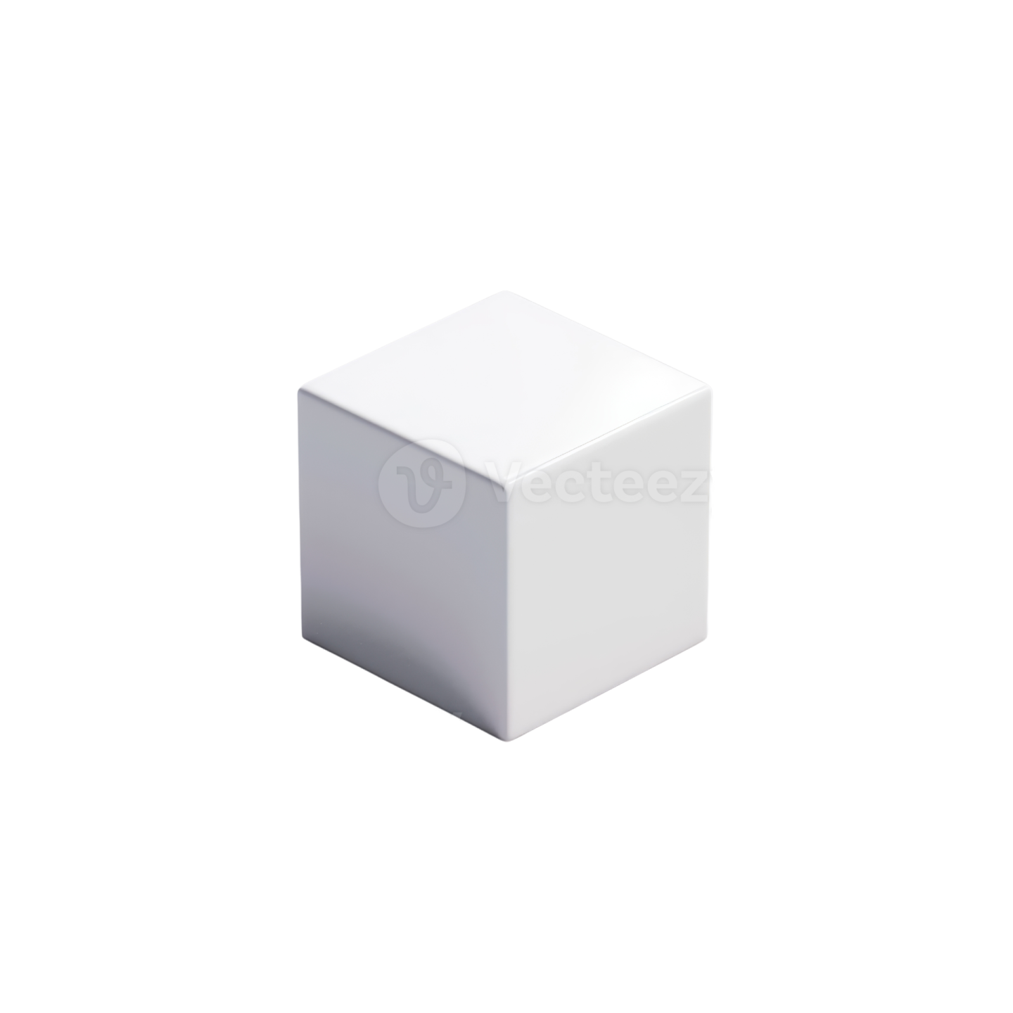 a white square box with the lid open