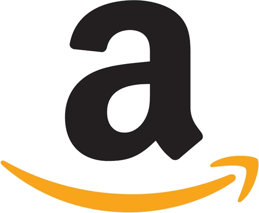an amazon logo on a white background