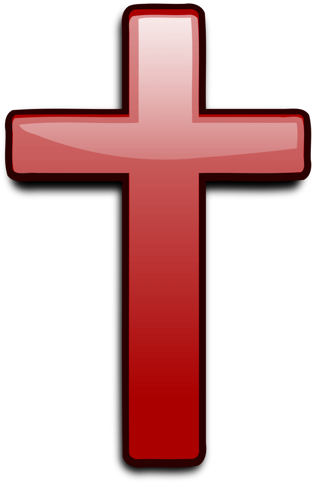 a red cross on white background