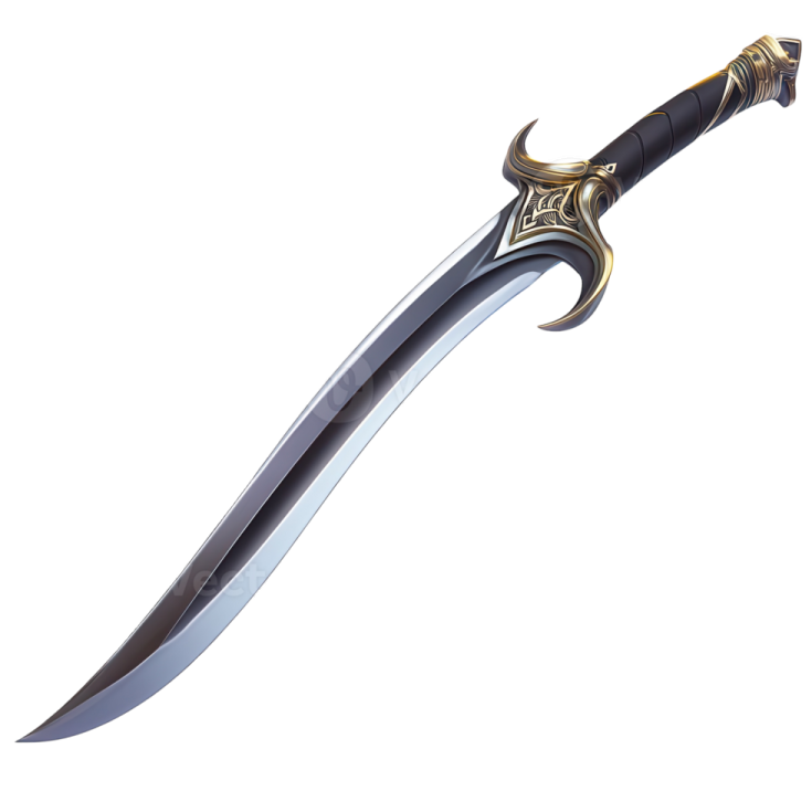 an image of a sword on a white background