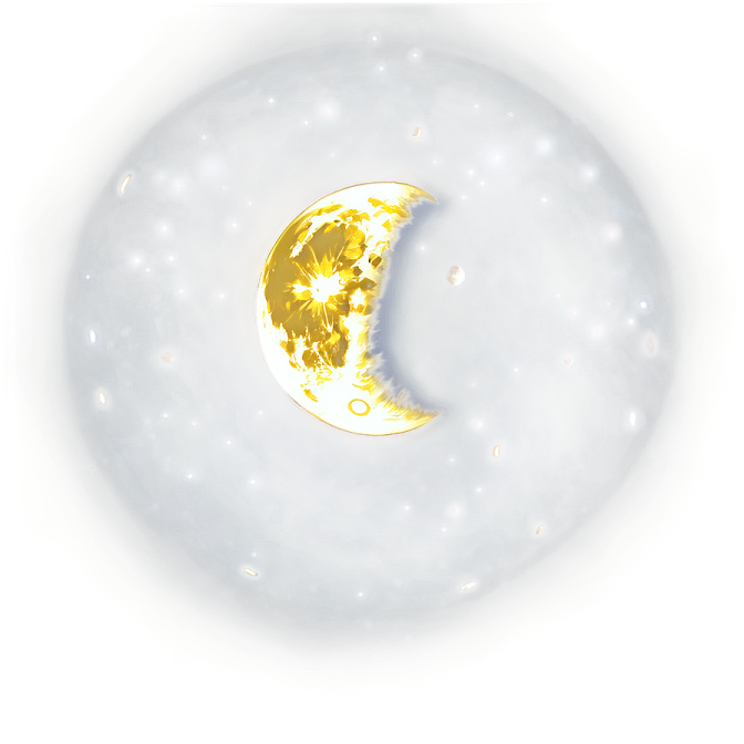 the moon is in the sky