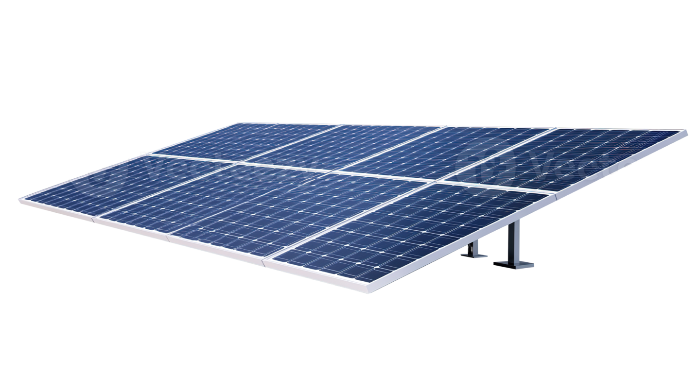 a solar panel on a white background
