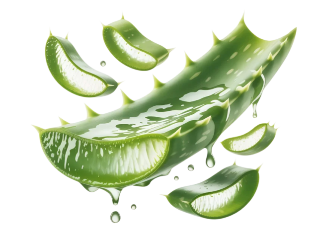 a pile of al green tea leaves with water drops