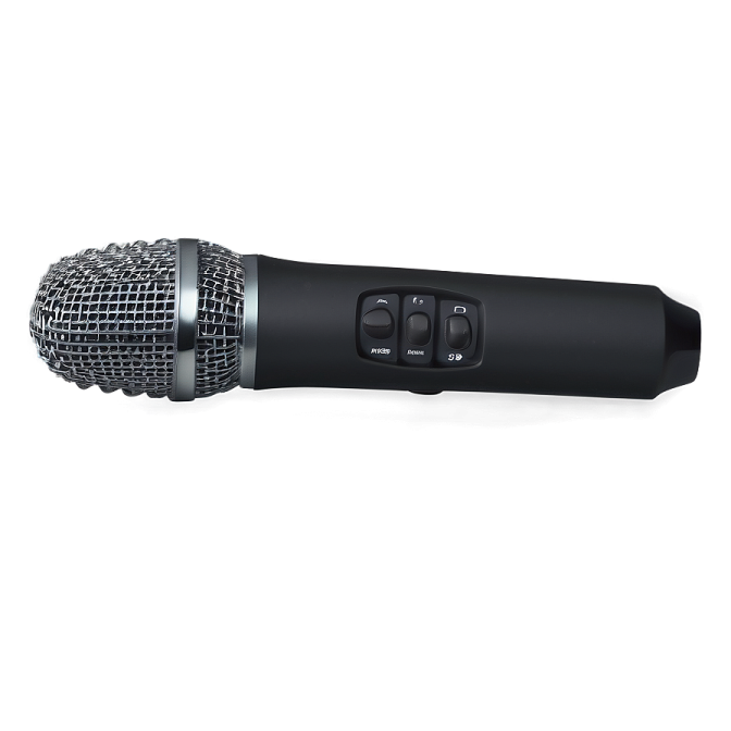 a microphone on a white background